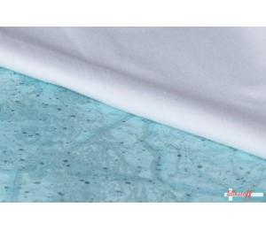 Bio Summersweat Lillestoff - Arktis zart mint blau